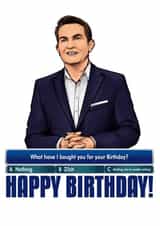 The Chase Bradley Walsh Birthday Card 15037 created by Maya Rose Creations