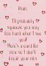 mum heart Mothers Day Card 47376 created by PopItThere