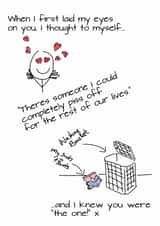 when first Anniversary Card 13530 created by Christopher Shirley