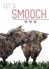 Highland Cow Card created by Designs by Elena