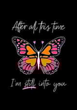 Butterfly paramore Anniversary Card 48038 created by Sew Last Summer