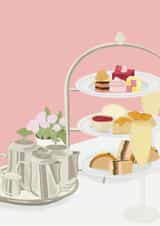 afternoon tea tea party Mothers Day Card 18838 created by Amy Kelly