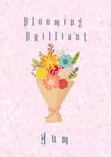 blooming brilliant Mothers Day Card 39026 created by Here's a card