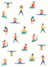 yoga female Just because Card 21831 created by Zoe May Designs