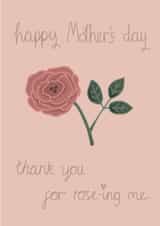 Mum Rose Mothers Day Card 48009 created by incardible