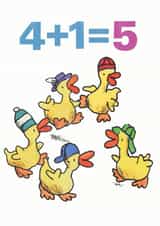 Cute Birthday Card - 5th - Ducks created by Paul Dowling