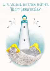 weather storm Anniversary Card 1345 created by Carina Roberts