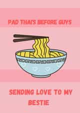 pad thai asian Love & Friendship Card 21181 created by Margot Hill