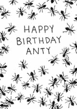 ants bugs Birthday Card 20918 created by Martina Scott