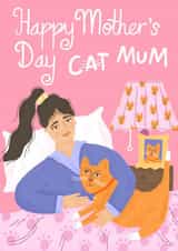 cat mum from the cat Mothers Day Card 21569 created by Katie Brookes