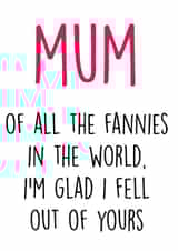mum for mum Mothers Day Card 48079 created by Piarra Gifts Co