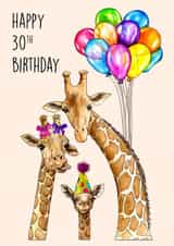 parents animals Birthday Card 20818 created by Poppy & Mabel