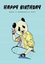 pun panda Birthday Card 13878 created by Shaun Kendall