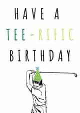 tee golf Birthday Card 19048 created by Amy (Hedgecards)