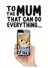 FaceTime Zoom Mothers Day Card 21315 created by Mary Axon-Smith