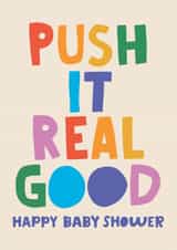 push it real good Pregnancy Card 17454 created by Raspberry Blossom