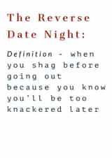 reverse date Valentines Day Card 46948 created by Lipstick & Moustaches