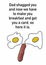 rude dick Mothers Day Card 48111 created by Liam Sketchy