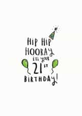 hip hooray Birthday Card 14688 created by Ellie Ellie