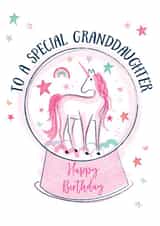 To a special Granddaughter Happy Birthday created by Katie Phythian Design