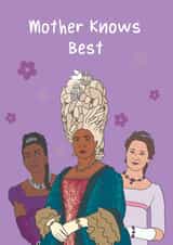 bridgerton queen charlotte Mothers Day Card 16924 created by amysian