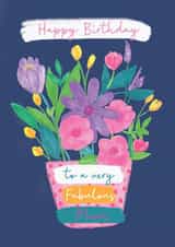 Bouquet Mam Birthday created by Pom Pom Party Cards