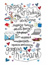 Happy Birthday Gorgeous Husband - Love You created by Love and Happy Stuff