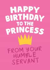 princess humble Birthday Card 13334 created by Studio Doodles