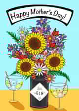 sunflowers flowers Mothers Day Card 18691 created by Jessicadrawws