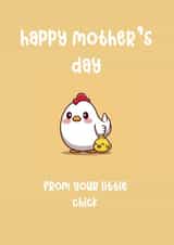 cute chicken Mothers Day Card 48147 created by SP Designs