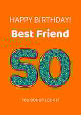 best friend Birthday Card 19517 created by Karen Illustrates