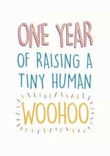 one year old 1 Birthday Card 21882 created by bump birth & baby 2020