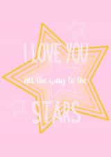 i love you stars Birthday Card 48175 created by Genna Beesley