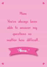 Cheeky  Mother Mothers Day Card 48141 created by Ella Parsons