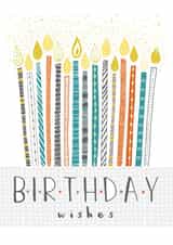 wishes candles Birthday Card 16489 created by Claire Wilson