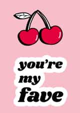 you're my fave cherry Love & Friendship Card 21876 created by DoodleMoo