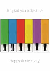 Naked Attraction Anniversary Card (females in boxes) created by SJS Designs