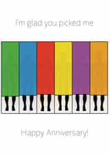 Naked Attraction Anniversary Card (males in boxes) created by SJS Designs