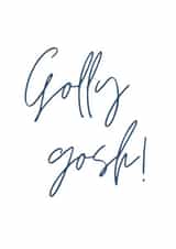 golly gosh Congratulations Card 43493 created by Navy Frame