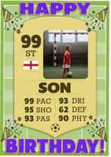 Personalised Birthday Photo Card created by ShortRound888 - fifa game Birthday Personalised Photo Card 13107
