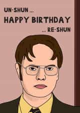 The Office Dwight Schrute Birthday Card created by Horsing Around