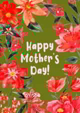 pretty bright Mothers Day Card 48199 created by Louise Powers