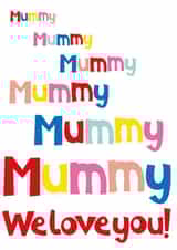 mummy for mummy Mothers Day Card 43659 created by Poppekins