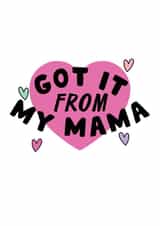 Mum mother Mothers Day Card 41962 created by @sophie robbens