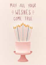 May All Your Wishes Come True Birthday Card created by Rebekah Klimuck