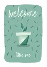 sprout grow New Baby Card 47722 created by JuliasPrintStudio