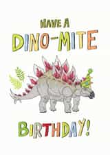 dino dinosaur Birthday Card 17865 created by Life's Little Doodles