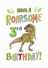 prehistoric dino Birthday Card 17866 created by Life's Little Doodles