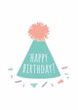 pom pom contemporary Birthday Card 21900 created by We Are Established 