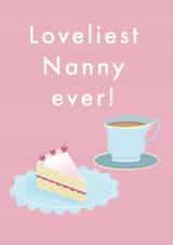 nanny loveliest Mothers Day Card 21096 created by Soph AC Studio